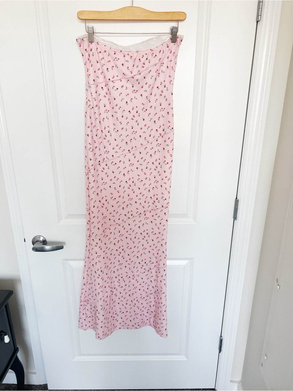 Princess Poly Floral Strapless Maxi Dress Sz 8 - Picture 2 of 3